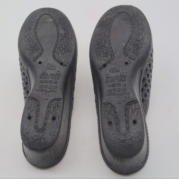 Otafuku Zero Zero Magnetic Black Wedge Sandals - Picture 7 of 7